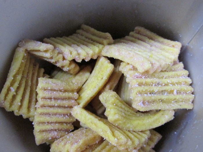 【コンビニ新商品・お菓子】 フリトリー リッチギザ たらこバター味 の巻の写真4