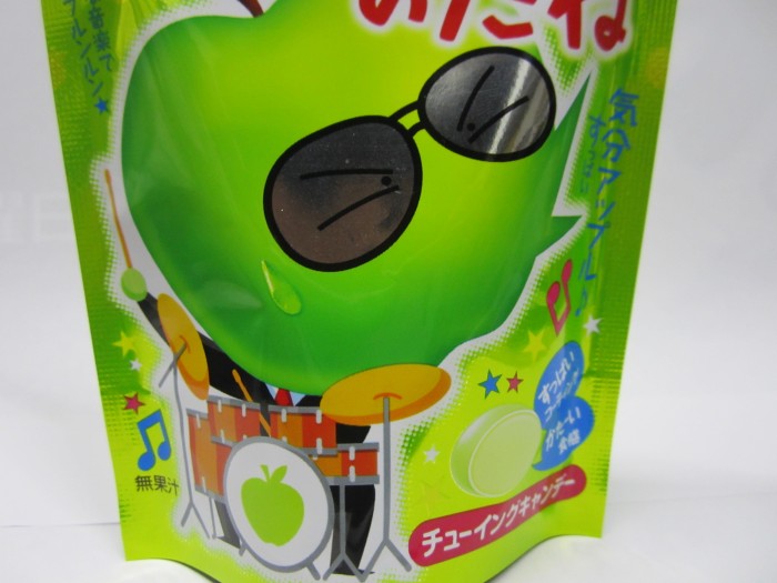 【コンビニ新商品・お菓子】　ノーベル　グリーンアップルのたね　の巻の写真2