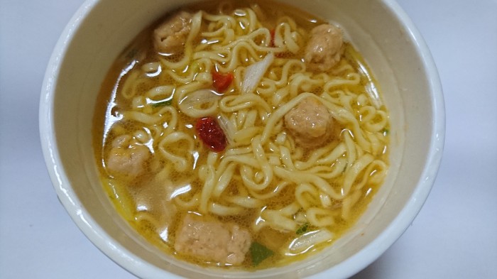 【コンビニ新商品・カップ麺】　日清　カップヌードル　リッチ　スッポンスープ　の巻　の写真4