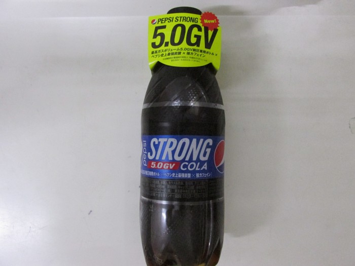 【コンビニ新商品・炭酸飲料】　サントリー　ペプシストロング　5.0GV　の巻の写真2