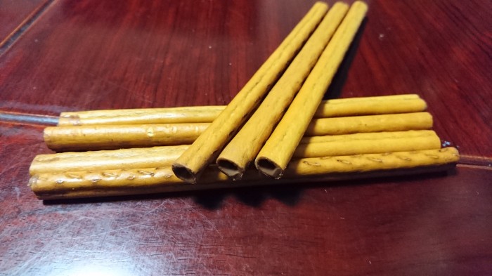 【コンビニ新商品・お菓子】 ロッテ 味わい濃厚トッポ ガーナ の巻の写真3