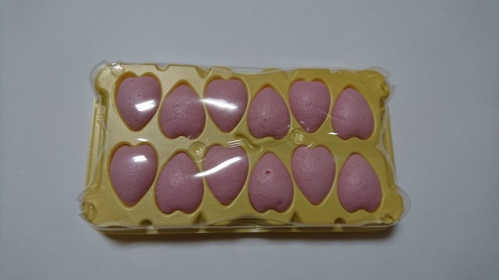 【コンビニ新商品・お菓子】　グリコ　カプリコのあたま　いちご味　の巻の写真3