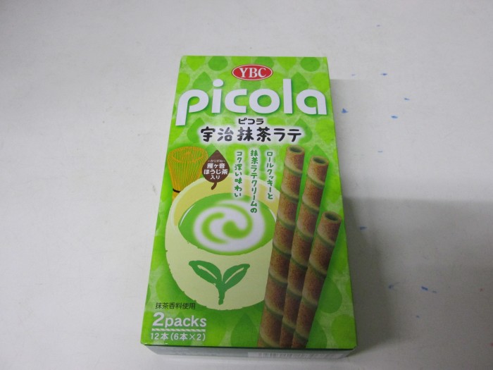 【コンビニ新商品・お菓子】　ＹＢＣ　ピコラ　宇治抹茶ラテ　の巻の写真2