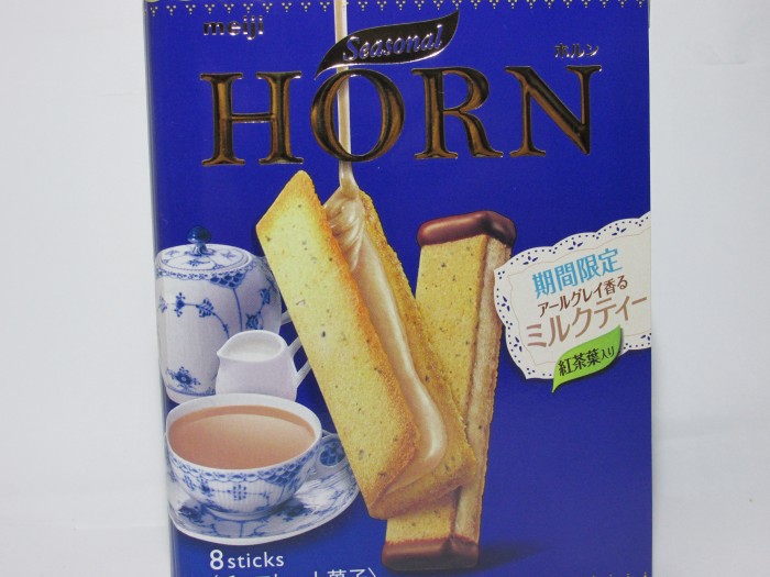 【コンビニ新商品・お菓子】 明治 ホルン アールグレイ香るミルクティー の巻の写真1