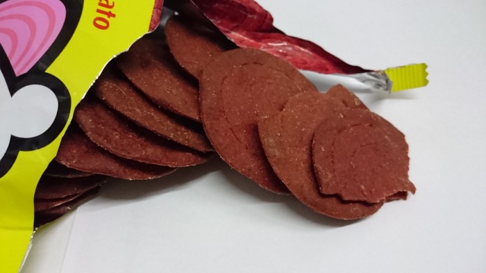 【コンビニ新商品・お菓子】 東ハト 帰ってきたマンモスの肉 うすしお の巻の写真3